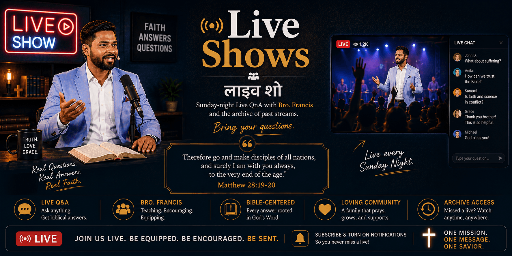 Live QnA with Bro. Francis