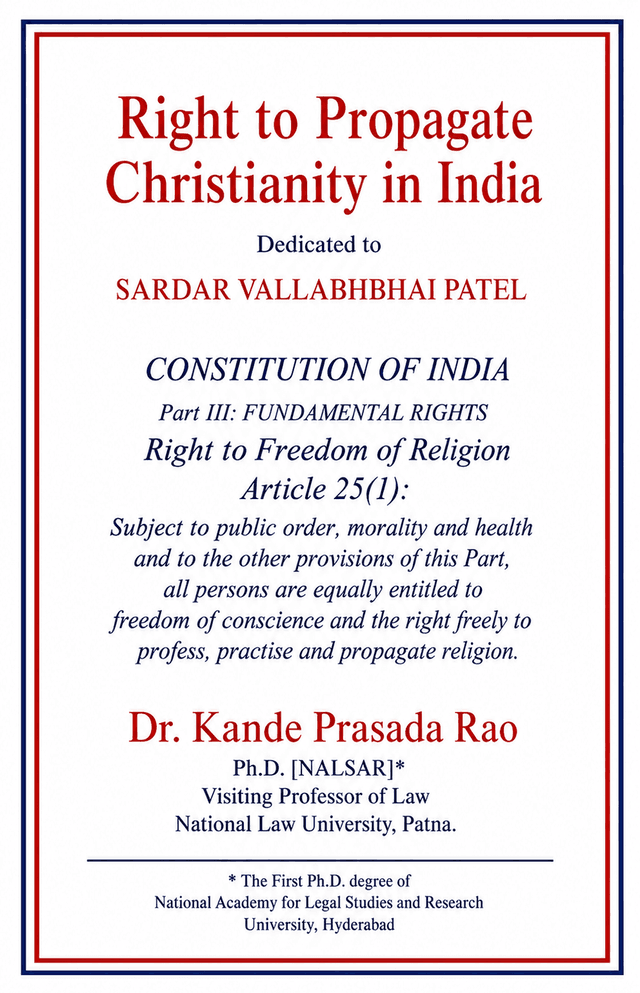 Know Your Rights — Book on Religious Freedom in India